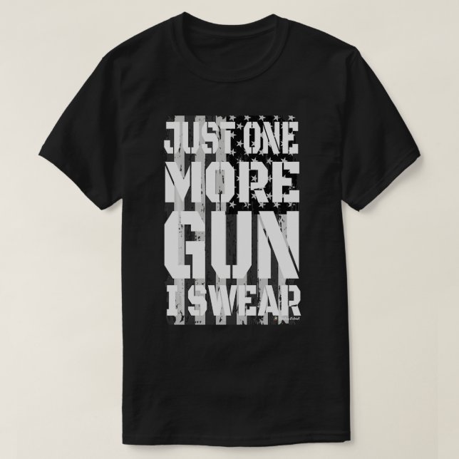 Bara en till, jag svenskar 2A-skjutvapenkontroll A T Shirt (Design framsida)