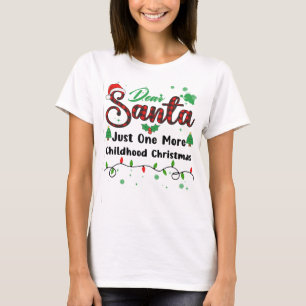Bara en till julmatchning för barn t shirt