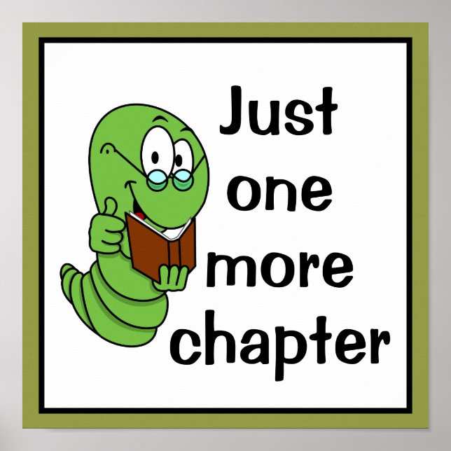 Bara en till kapitel Bokälskare Poster (Framsidan)