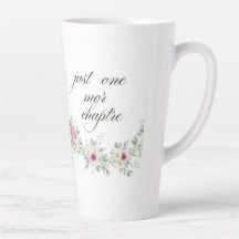 Bara en till kapitel kaffeböcker Blomsterdesign |