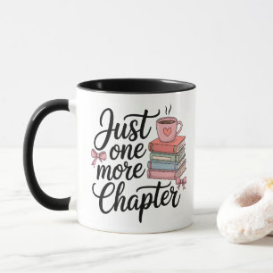 Bara en till kapitel – mysig bokormdesign mugg