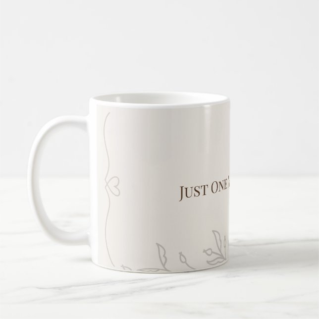 Bara en till kapitel Mysig läsmugg Kaffemugg (Vänster)