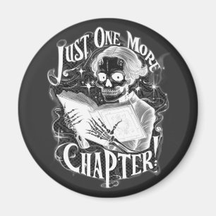 Bara en till kapitel-skeleton Reader Funny Magnet