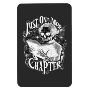 Bara en till kapitel-skeleton Reader Funny Magnet