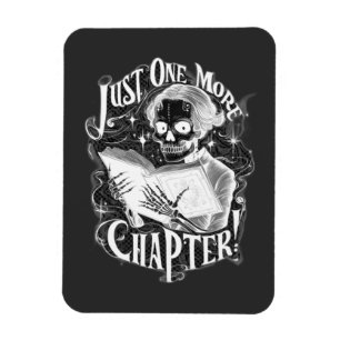 Bara en till kapitel-skeleton Reader Funny Magnet