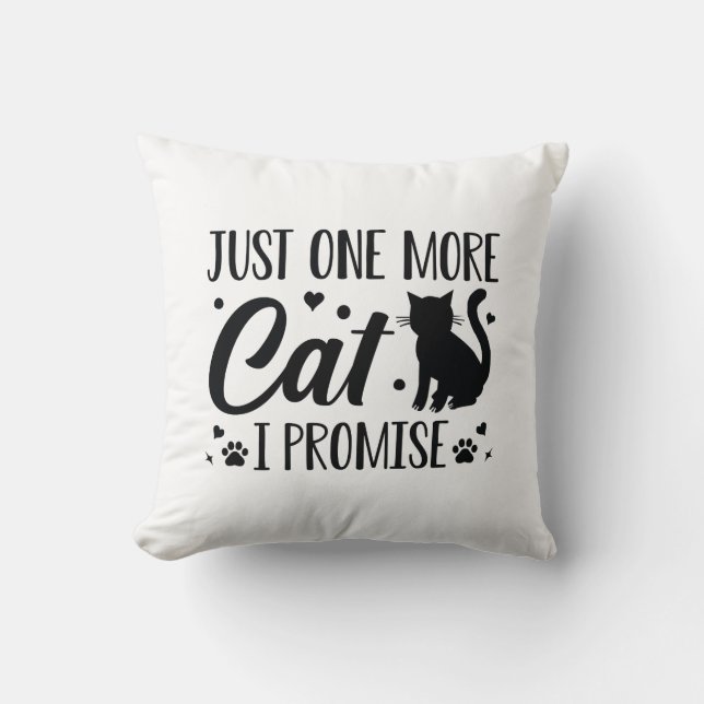 Bara en till katt jag lovar kudde (Framsida)