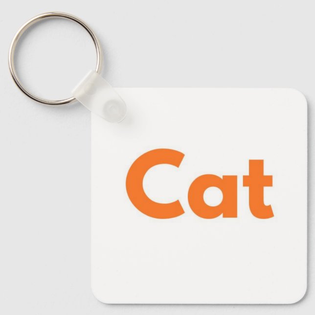 Bara En Till Katt Nyckelring | Söt Katt Present (Framsida)