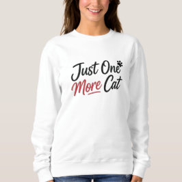 Bara En Till Katt Roligt Minimalt Kattälskare Cita T Shirt