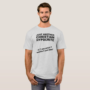 Bara En Till Kriste Hypokris Kofta Humor T-shirt