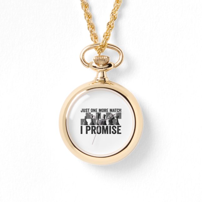 Bara en till Match i Promise Funny Chess Älskare Armbandsur (Framsida)