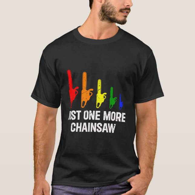 Bara en till motorsåg - Lumberjack Work Lumberman T Shirt (Framsida)