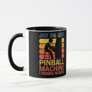 Bara en till Pinball Maskin Pinball Älskare Pub Mugg