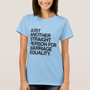 BARA EN TILL RÄTTHETENDE PERSON FÖR ÄKTENSKAPSLIKH T SHIRT