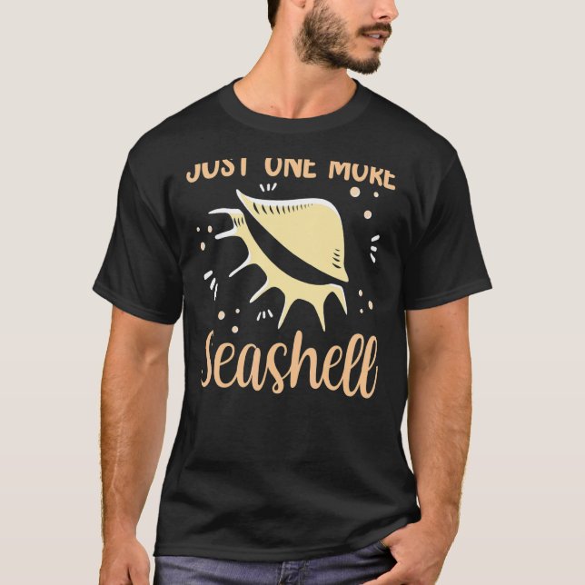 Bara en till Seashell Beach Seashells Samlar 1 T Shirt (Framsida)