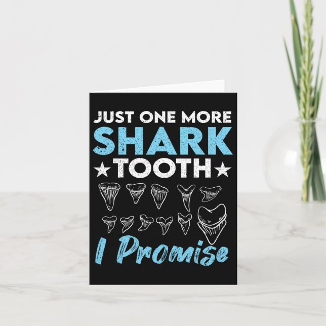 Bara en till Shark Tooth I Lomise Funny Fossil H Kort (Framsida)