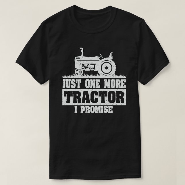 Bara en till traktor I Lomise Funny Farmer Gift T Shirt (Design framsida)