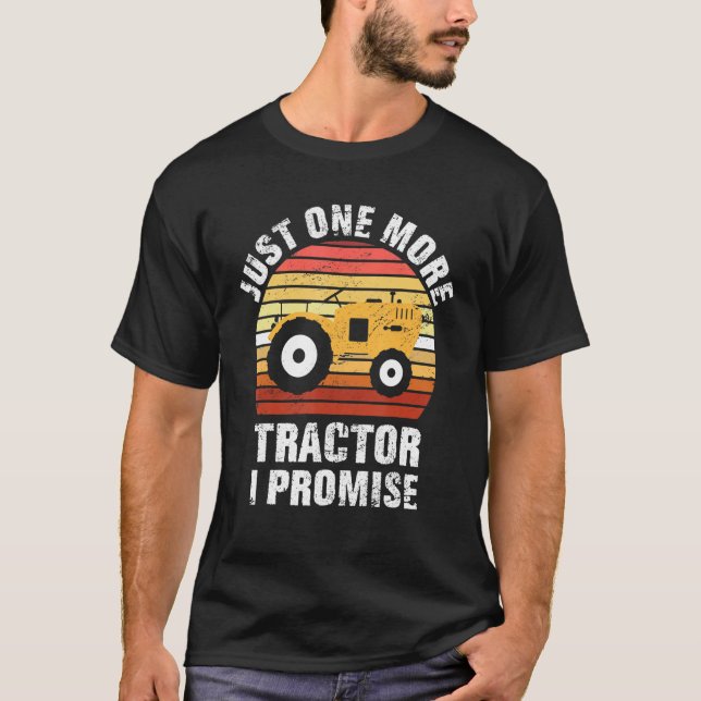 Bara en till traktorspromise Funny Tractor Husban T Shirt (Framsida)