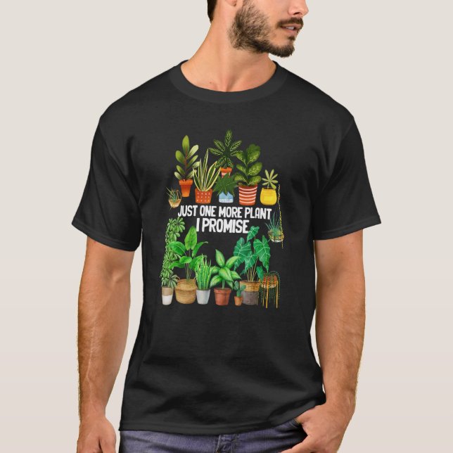 Bara en till växt Pun Gardener Pot Head T Shirt (Framsida)