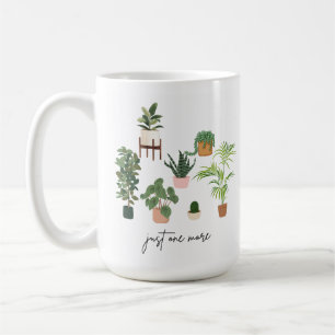 Bara en till växtälskare, växtälskare grön planta kaffemugg