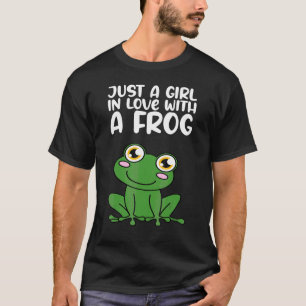 Bara En Tjej Förälskad I En Groda T Shirt