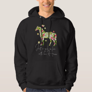 Bara En Tjej Förälskad I Sina Hästar Ryttartjejer Hoodie
