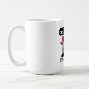 Bara en tjej som älskar att rita kaffemugg