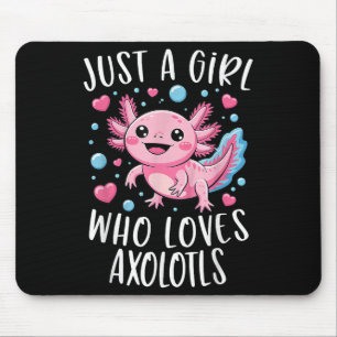 Bara en tjej som älskar Axolotls Axolotl Kawaii tj Musmatta