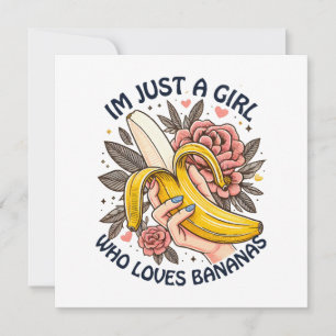 Bara en tjej som älskar bananer