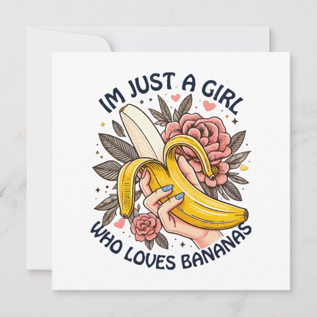 Bara en tjej som älskar bananer  (Framsida)