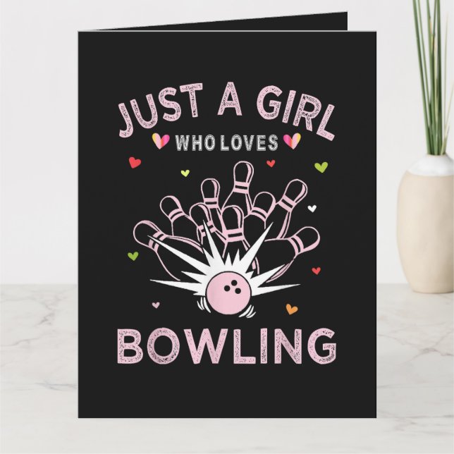 Bara en tjej som älskar bowling kort (Framsida)