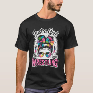Bara en tjej som älskar brottning Rufs wrestlare T Shirt