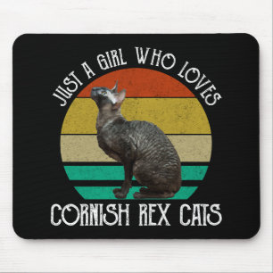 Bara en tjej som älskar Cornish Rex katter Musmatta