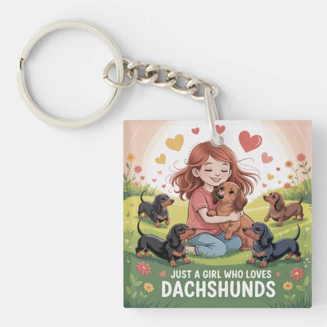 Bara en tjej som älskar dachshundar (Framsidan)