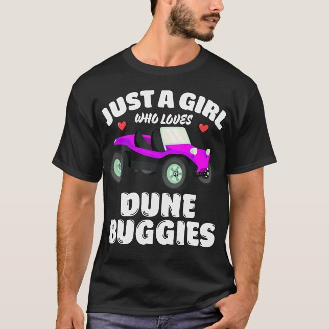 Bara en tjej som älskar dunebuggy Dunebuggy-kärlek T Shirt (Framsida)