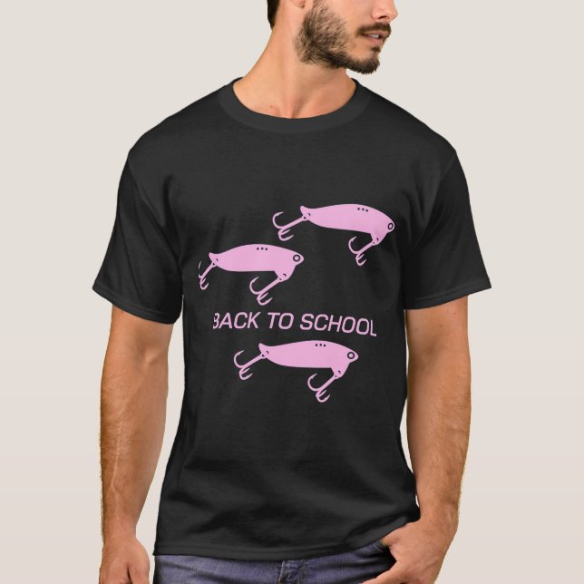 Bara en tjej som älskar fiske t shirt (Framsida)