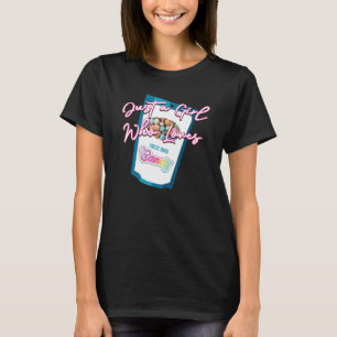Bara en tjej som älskar frystorkad godis Grafik T Shirt