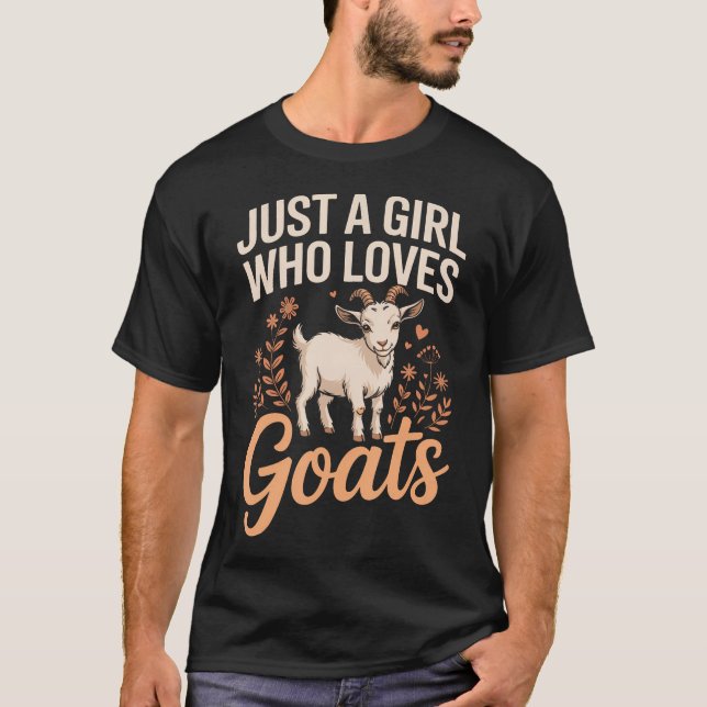 Bara En Tjej Som älskar Getter Get T Shirt (Framsida)