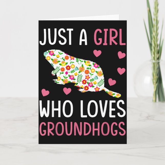 Bara en tjej som älskar Groundhog Day  Kort (Framsida)