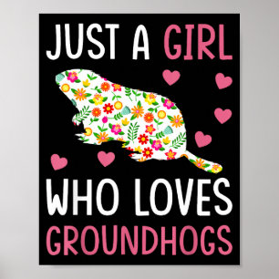 Bara en tjej som älskar Groundhog Day Poster