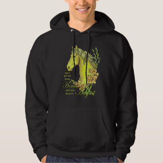 Bara En Tjej Som älskar Hästar Född I Augusti Peri Hoodie