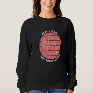 Bara en tjej som älskar hästridning Retro T Shirt