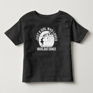 Bara en tjej som älskar Highland-dans present T Shirt