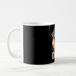 Bara en tjej som älskar hundar Vintage hundälskare Kaffemugg
