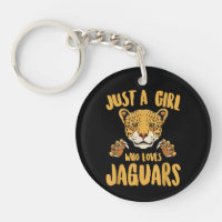 Bara en tjej som älskar Jaguar Roliga Jaguar Kvinn