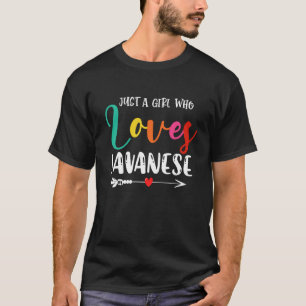 Bara en tjej som älskar javanesisk katt-mamma t shirt