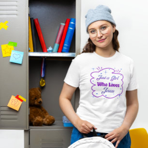 Bara en tjej som älskar Jesus – Kristna kvinnor T Shirt