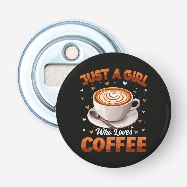 Bara en tjej som älskar kaffe flasköppnare (Framsidan)