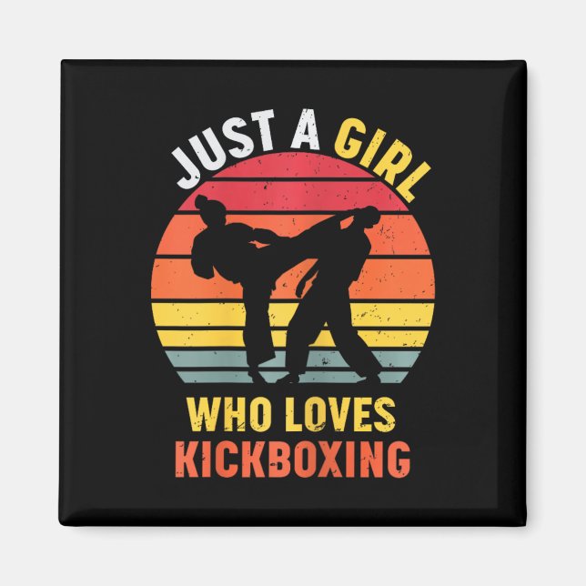 Bara en tjej som älskar kickboxningspresenter för  magnet (Framsidan)