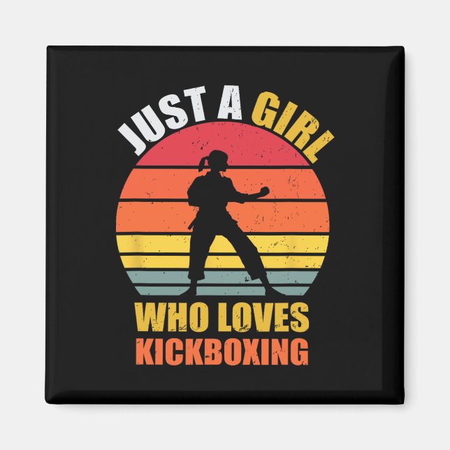 Bara en tjej som älskar kickboxningspresenter för  magnet (Framsidan)