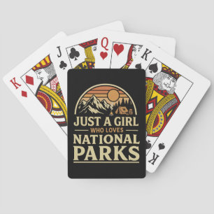 Bara en tjej som älskar nationalparker casinokort